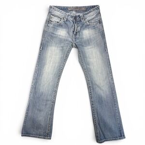 Rock & Roll Cowboy Slim Bootcut Jeans Mens 28x32 Y2K Western Rockstar Rodeo Rare